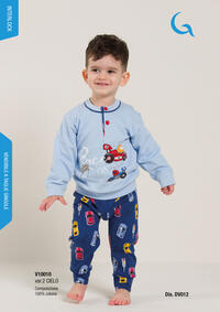 PIGIAMA NEONATO M/L V10010 Tellini S.r.l. Ingrosso Abbigliamento